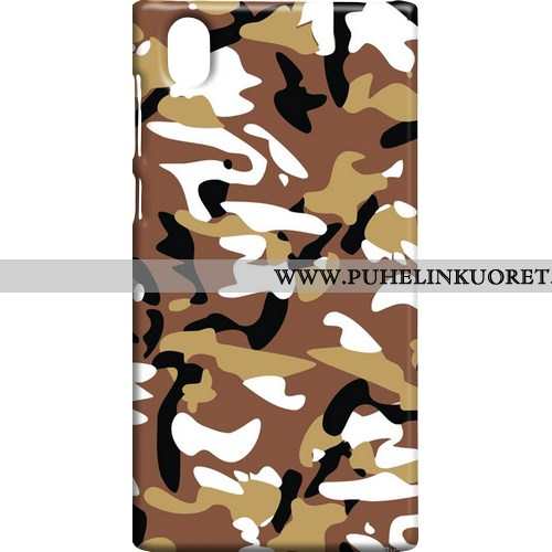 Kotelo, Kuori Sony Xperia L1 Suojaus Pesty Suede Naamiointi Kotelo Camo