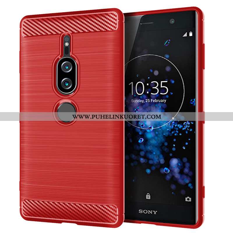 Kotelo, Kuori Sony Xperia Xz2 Premium Pesty Suede Persoonallisuus Kotelo Suuntaus Liiketoiminta Puna