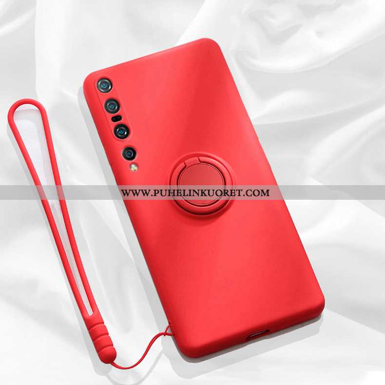 Kuori, Kuoret Xiaomi Mi 10 Ultra Pehmeä Neste Silikoni Rengas Kuori Punainen