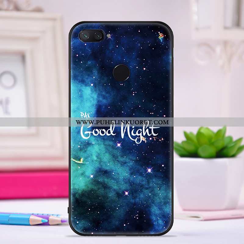 Kuoret, Kotelo Xiaomi Mi 8 Lite Silikoni Suojaus Violetti Kuori Puhelimen