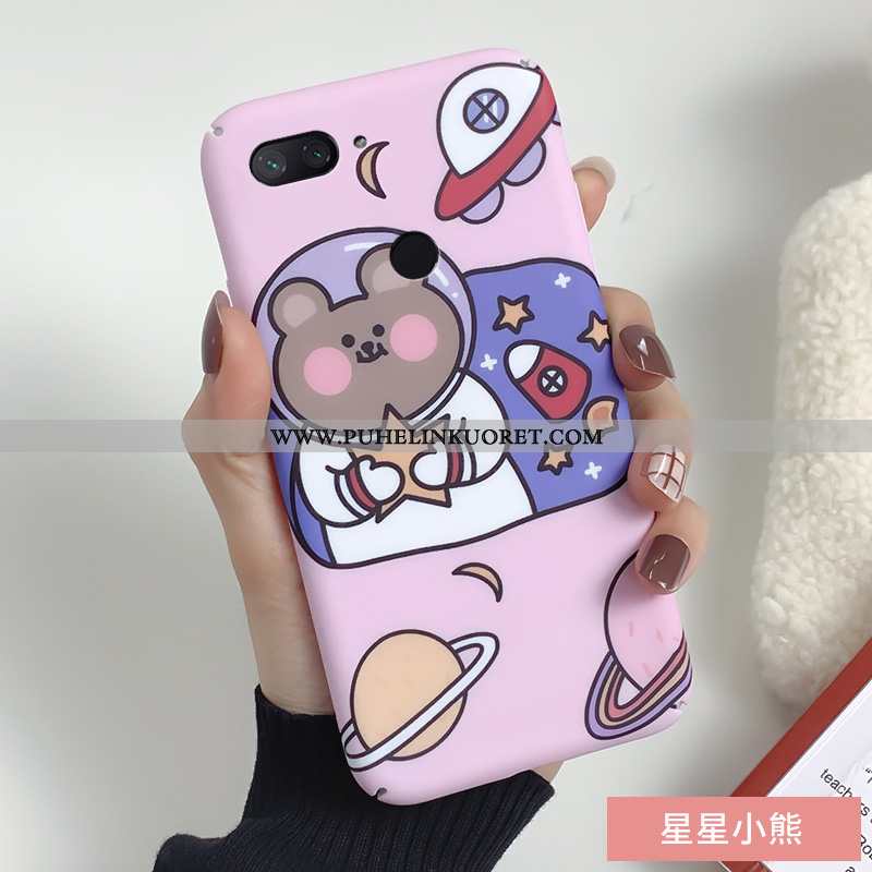 Kuori, Kuoret Xiaomi Mi 8 Lite Silikoni Suojaus Nuoret Kotelo Luova Pinkki