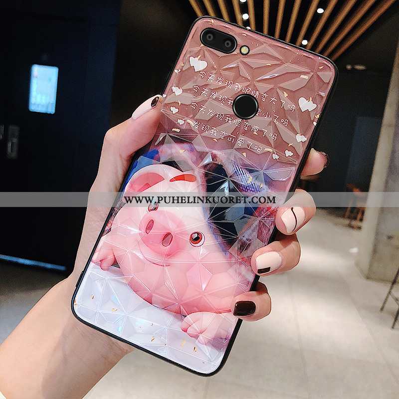 Kuori, Kuoret Xiaomi Mi 8 Lite Näytönsuojus Suojaus Karkaisu Net Red 说 Pinkki