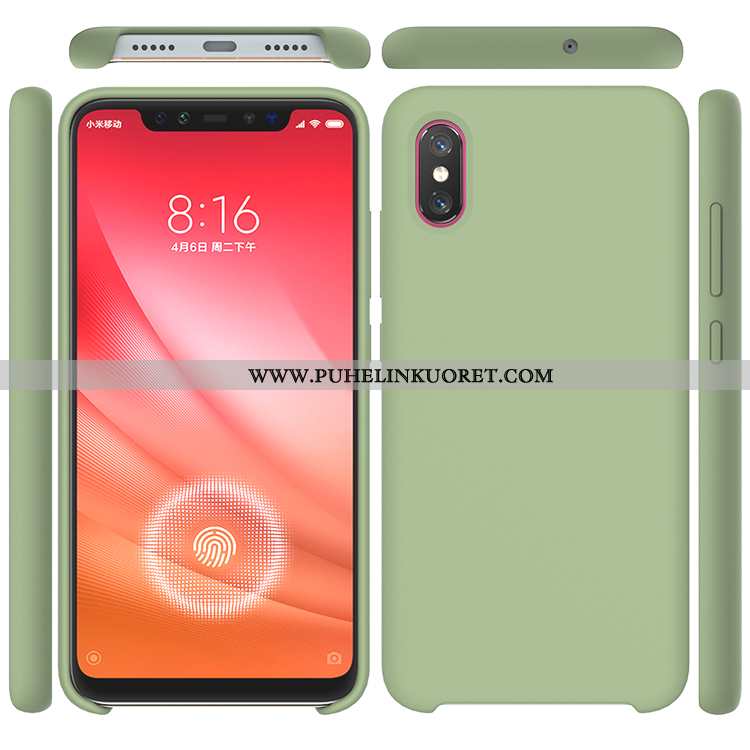 Kuori, Kuoret Xiaomi Mi 8 Pro Silikoni Kukkakuvio Murtumaton Pieni Kuori Violetti