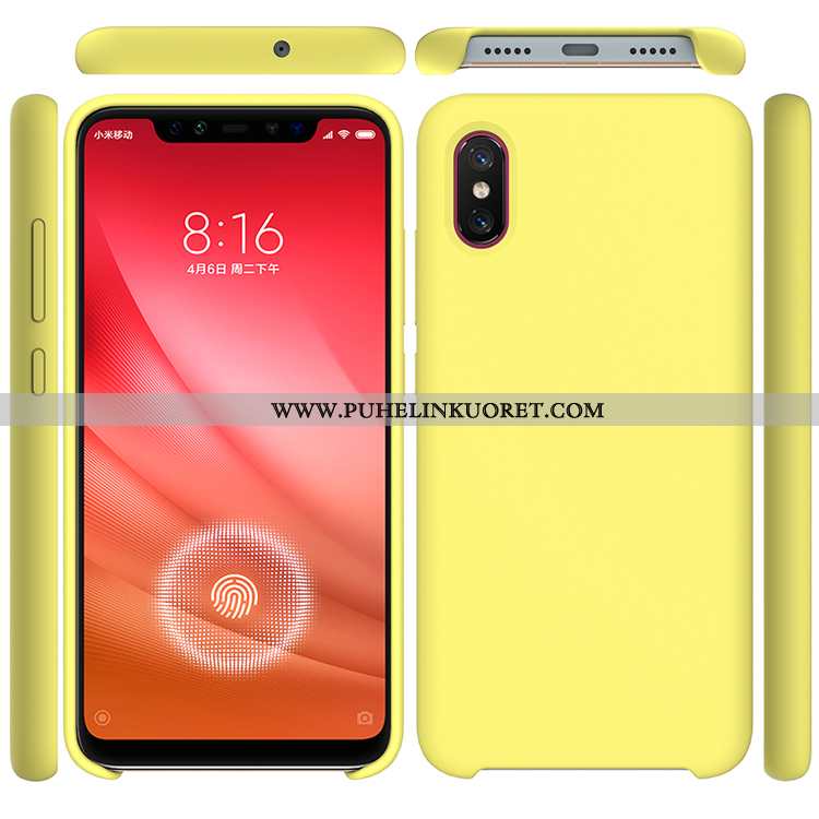 Kuori, Kuoret Xiaomi Mi 8 Pro Silikoni Kukkakuvio Murtumaton Pieni Kuori Violetti