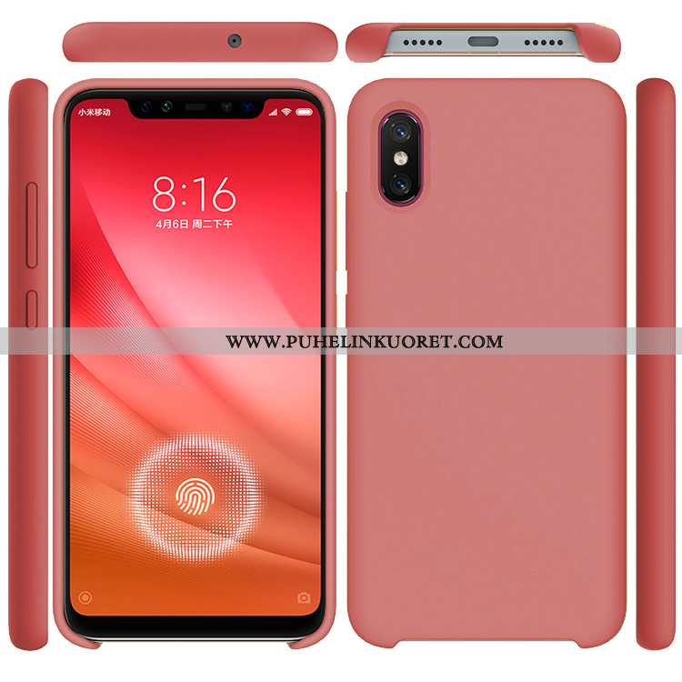 Kuori, Kuoret Xiaomi Mi 8 Pro Silikoni Kukkakuvio Murtumaton Pieni Kuori Violetti