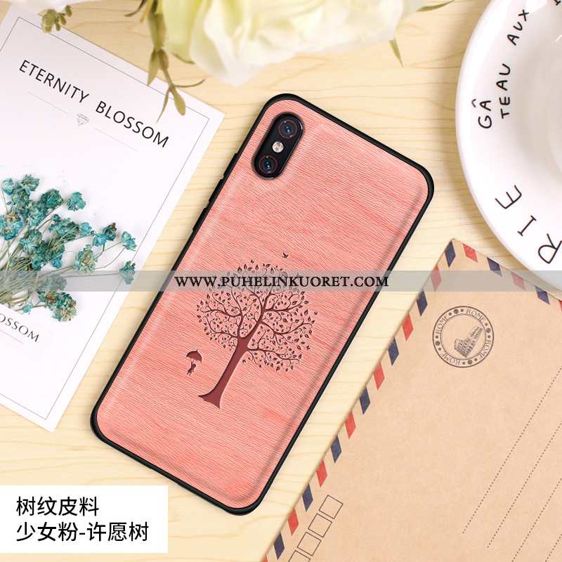 Kotelo, Kuori Xiaomi Mi 8 Pro Pesty Suede Persoonallisuus Pieni Puhelimen Oranssi