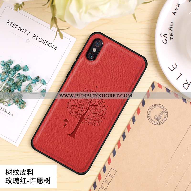 Kotelo, Kuori Xiaomi Mi 8 Pro Pesty Suede Persoonallisuus Pieni Puhelimen Oranssi