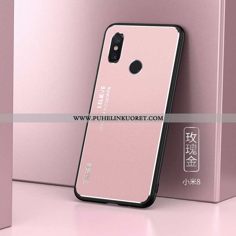 Kuori, Kuoret Xiaomi Mi 8 Kukkakuvio Ultra Puhelimen All Inclusive Nuoret Pinkki