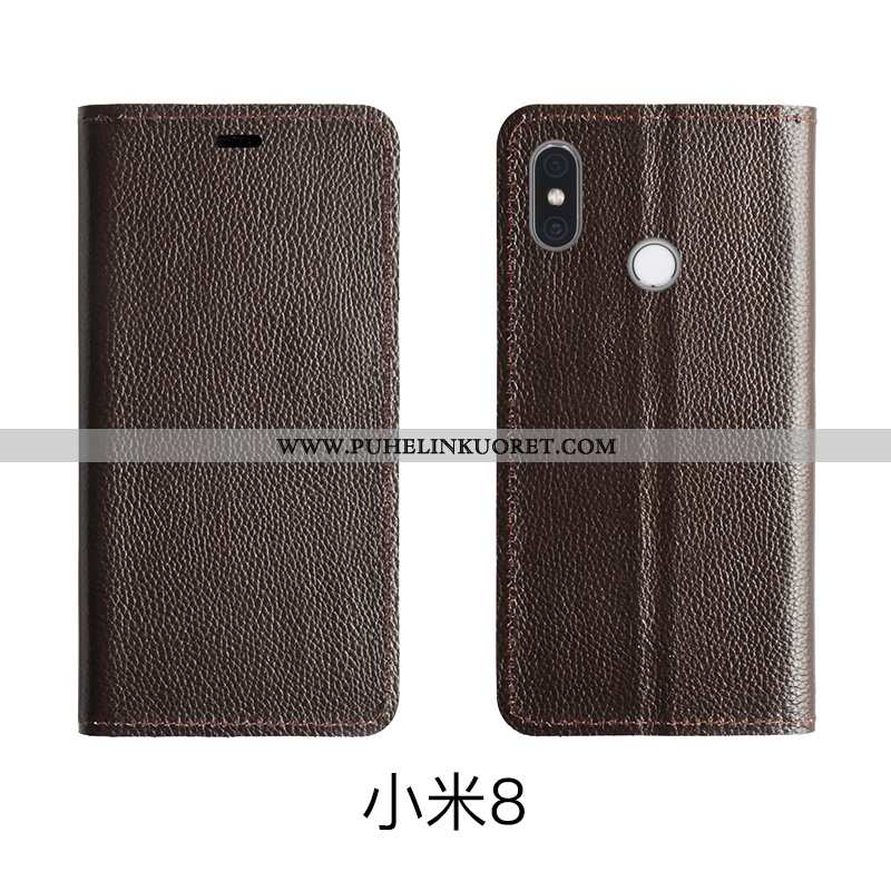 Kotelo, Kuori Xiaomi Mi 8 Suojaus Nahkakuori Nuoret Kuoret Pinkki