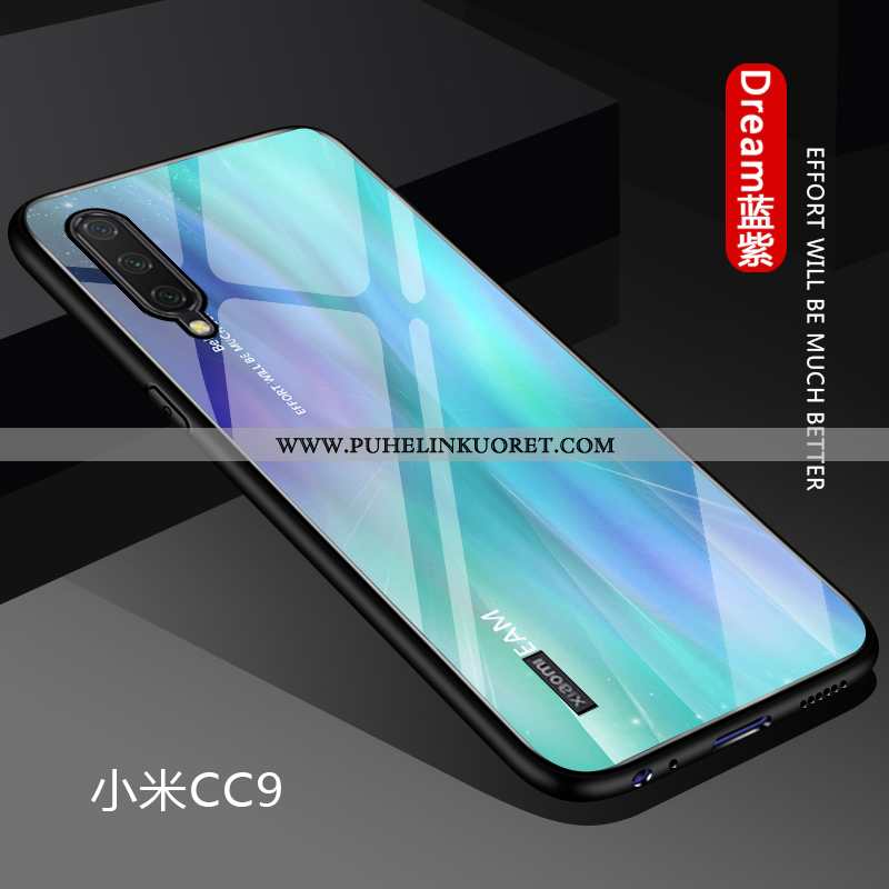 Kuoret, Kotelo Xiaomi Mi 9 Lite Pehmeä Neste Valo Rakastunut All Inclusive Tummansiniset