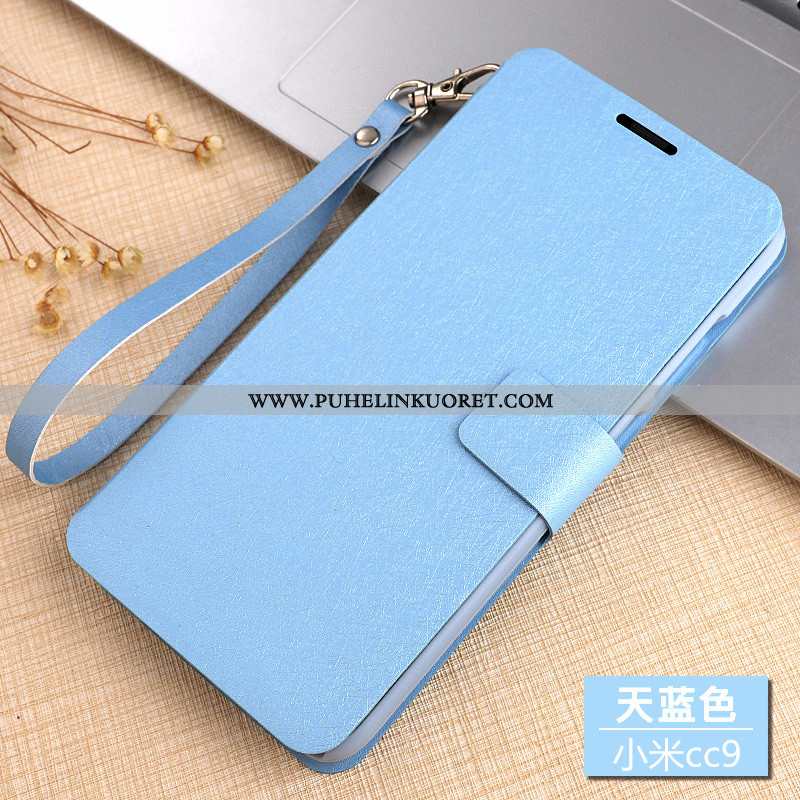 Kuori, Kuoret Xiaomi Mi 9 Lite Nahkakuori Pesty Suede Simpukka All Inclusive Suojaus Pinkki