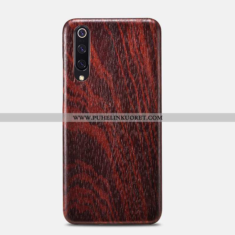 Kuori, Kuoret Xiaomi Mi 9 Suojaus Pesty Suede Nuoret Kukkakuvio Kuori Ruskea