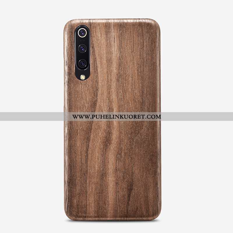 Kuori, Kuoret Xiaomi Mi 9 Suojaus Pesty Suede Nuoret Kukkakuvio Kuori Ruskea