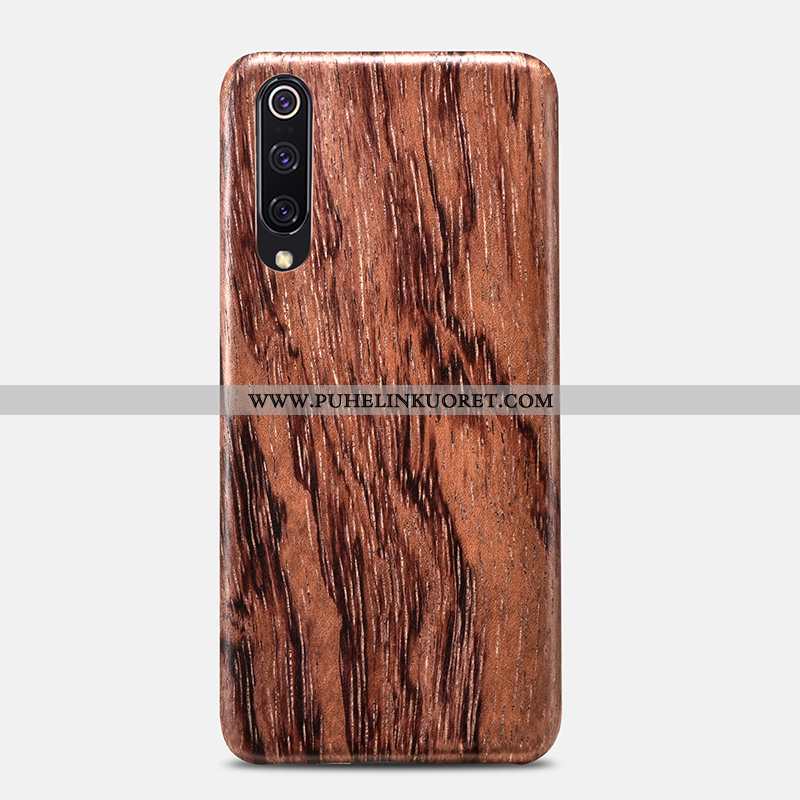 Kuori, Kuoret Xiaomi Mi 9 Suojaus Pesty Suede Nuoret Kukkakuvio Kuori Ruskea