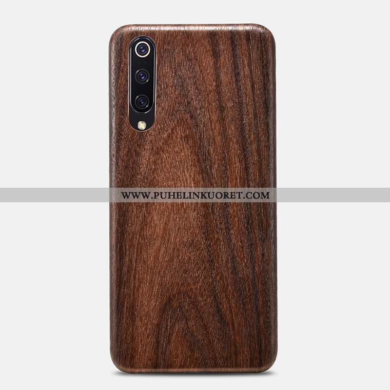 Kuori, Kuoret Xiaomi Mi 9 Suojaus Pesty Suede Nuoret Kukkakuvio Kuori Ruskea