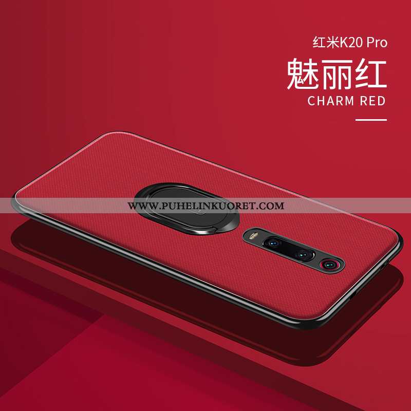 Kuori, Kuoret Xiaomi Mi 9t Pro Suojaus Nahkakuori Ultra Ylellisyys Murtumaton Punainen