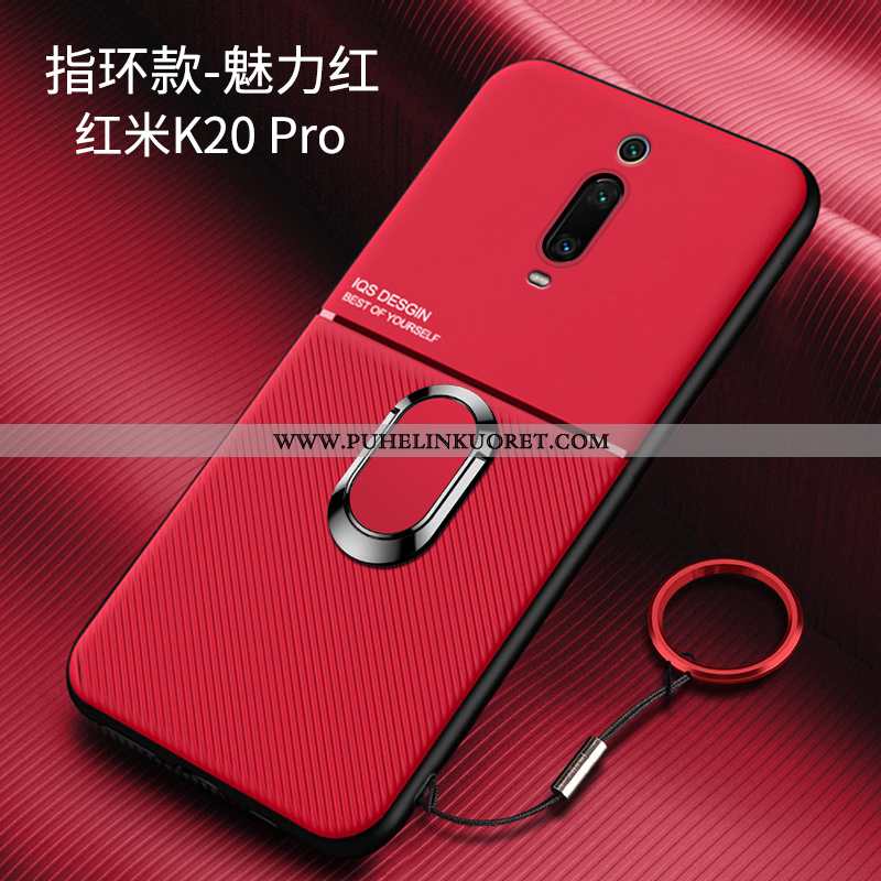 Kuori, Kuoret Xiaomi Mi 9t Pro Pesty Suede Ripustettavat Koristeet Ultra Net Red Silikoni Sininen