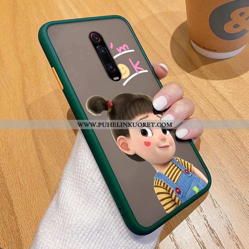 Kuoret, Kotelo Xiaomi Mi 9t Pro Pesty Suede Persoonallisuus All Inclusive Suuntaus Sarjakuva Punaine