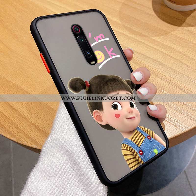 Kuoret, Kotelo Xiaomi Mi 9t Pro Pesty Suede Persoonallisuus All Inclusive Suuntaus Sarjakuva Punaine