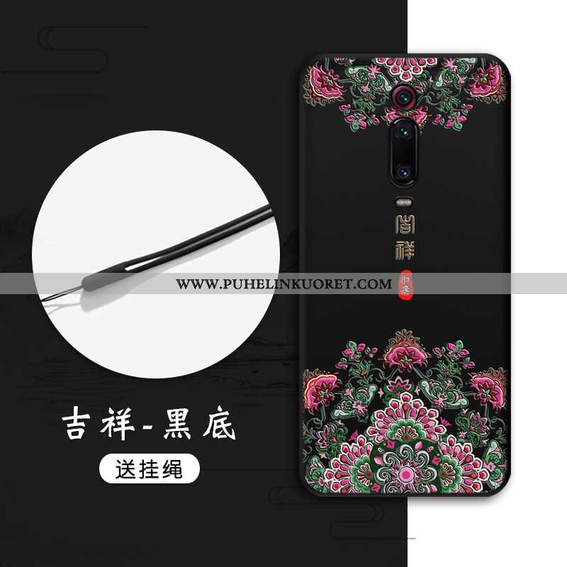 Kuori, Kuoret Xiaomi Mi 9t Pro Suuntaus Pehmeä Neste Kotelo Kuori Punainen Mustat