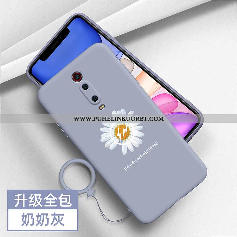 Kuori, Kuoret Xiaomi Mi 9t Pro Silikoni Suojaus Harmaa Kotelo Punainen