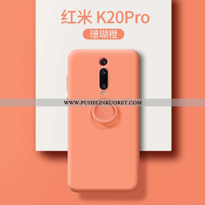 Kotelo, Kuori Xiaomi Mi 9t Pro Valo Silikoni Luova Pesty Suede Punainen Pinkki