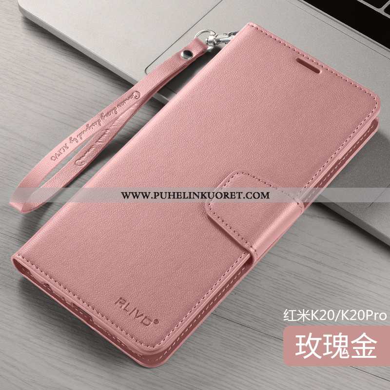 Kuoret, Kotelo Xiaomi Mi 9t Ultra Pehmeä Neste Murtumaton Punainen Pinkki