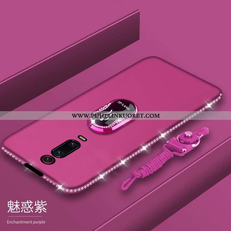 Kuoret, Kotelo Xiaomi Mi 9t Strassi Pesty Suede Kuori All Inclusive Puhelimen Violetti