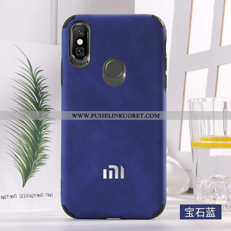 Kuori, Kuoret Xiaomi Mi A2 Nahka Suuntaus Uusi Murtumaton Kuori Punainen