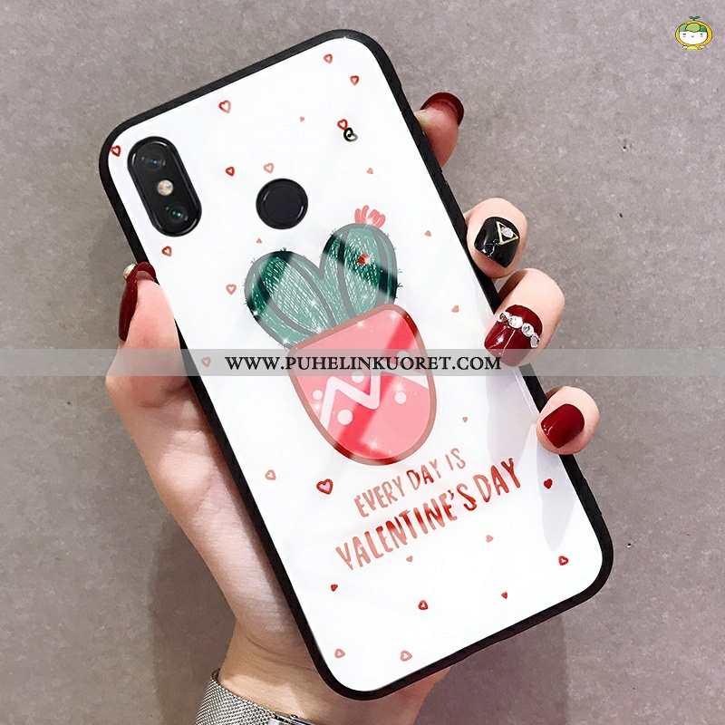 Kuori, Kuoret Xiaomi Mi Max 3 Suojaus Lasi All Inclusive Kuori Jauhe Pinkki