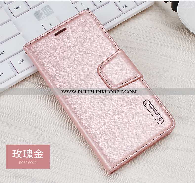 Kuori, Kuoret Xiaomi Mi Max 3 Suojaus Nahkakuori Kuori Puhelimen Pinkki