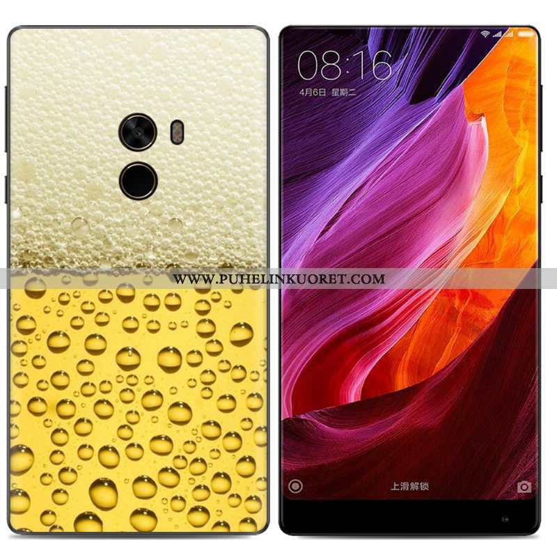 Kuoret, Kotelo Xiaomi Mi Mix 2 Luova Suuntaus Pehmeä Neste Kuori Pieni Keltaiset