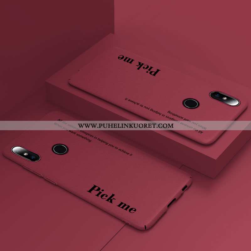 Kuori, Kuoret Xiaomi Mi Mix 2s Valo Pesty Suede Pieni Murtumaton Kuori Keltaiset