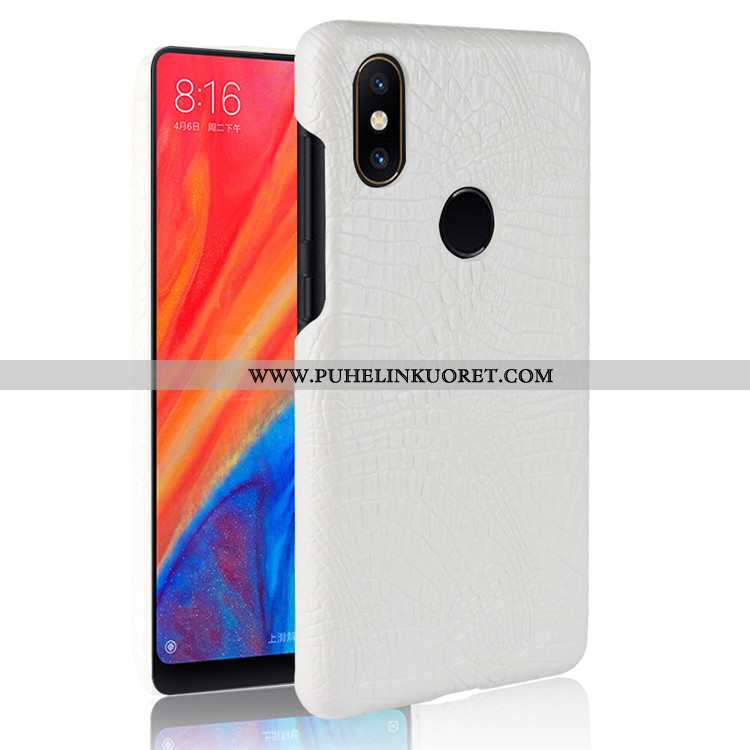 Kuoret, Kotelo Xiaomi Mi Mix 2s Nahka Kukkakuvio Nuoret Suojauskuori Pieni Mustat