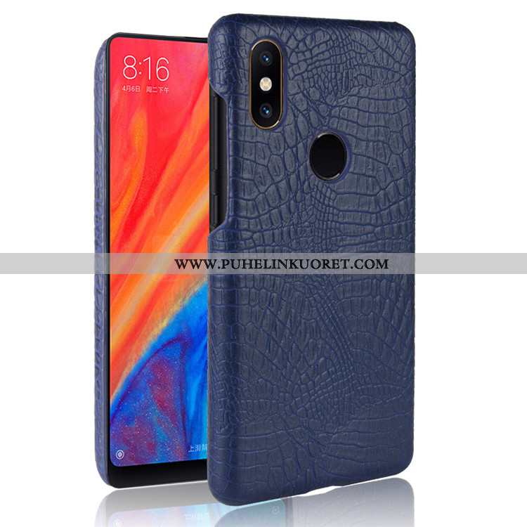 Kuoret, Kotelo Xiaomi Mi Mix 2s Nahka Kukkakuvio Nuoret Suojauskuori Pieni Mustat