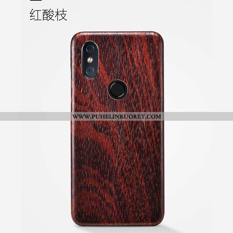 Kuoret, Kotelo Xiaomi Mi Mix 2s Pesty Suede Persoonallisuus Puhelimen Suojaus Luova Ruskea