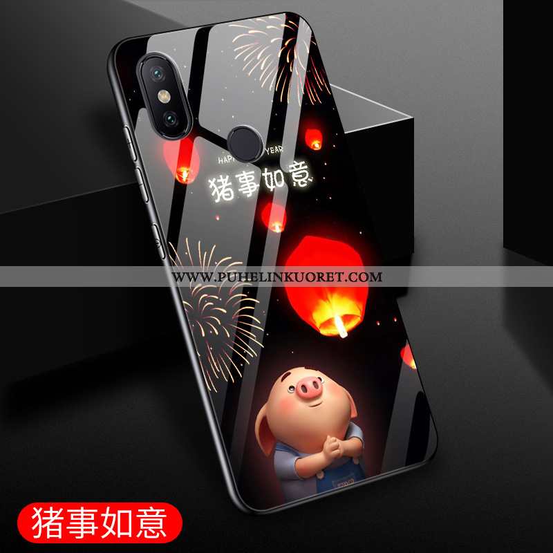 Kuori, Kuoret Xiaomi Mi Mix 3 Suojaus Lasi Puhelimen Net Red Ihana Mustat