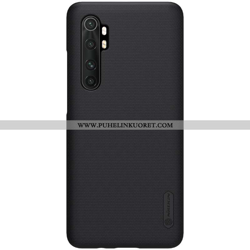 Kuoret, Kotelo Xiaomi Mi Note 10 Lite Valo Suojaus Pesty Suede Pieni Puhelimen Sininen