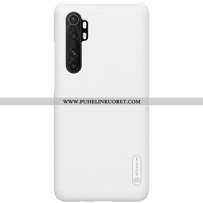 Kuoret, Kotelo Xiaomi Mi Note 10 Lite Valo Suojaus Pesty Suede Pieni Puhelimen Sininen