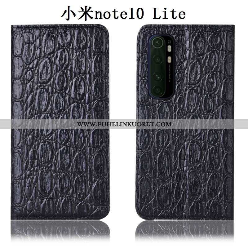 Kuoret, Kotelo Xiaomi Mi Note 10 Lite Aito Nahka Suojaus Murtumaton Kuori All Inclusive Punainen