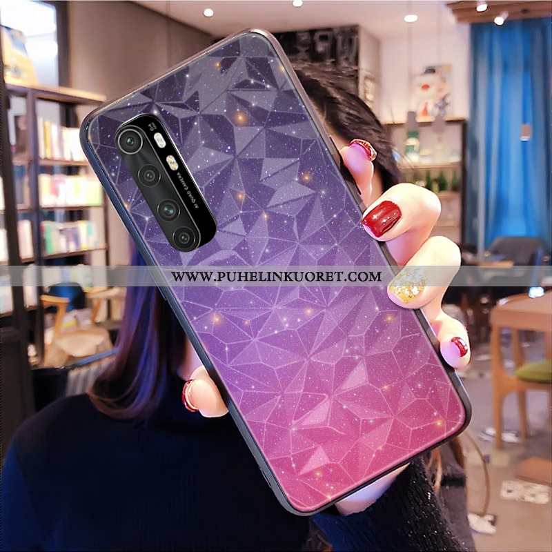 Kuori, Kuoret Xiaomi Mi Note 10 Lite Kukkakuvio Suojaus All Inclusive Murtumaton Timantti Violetti