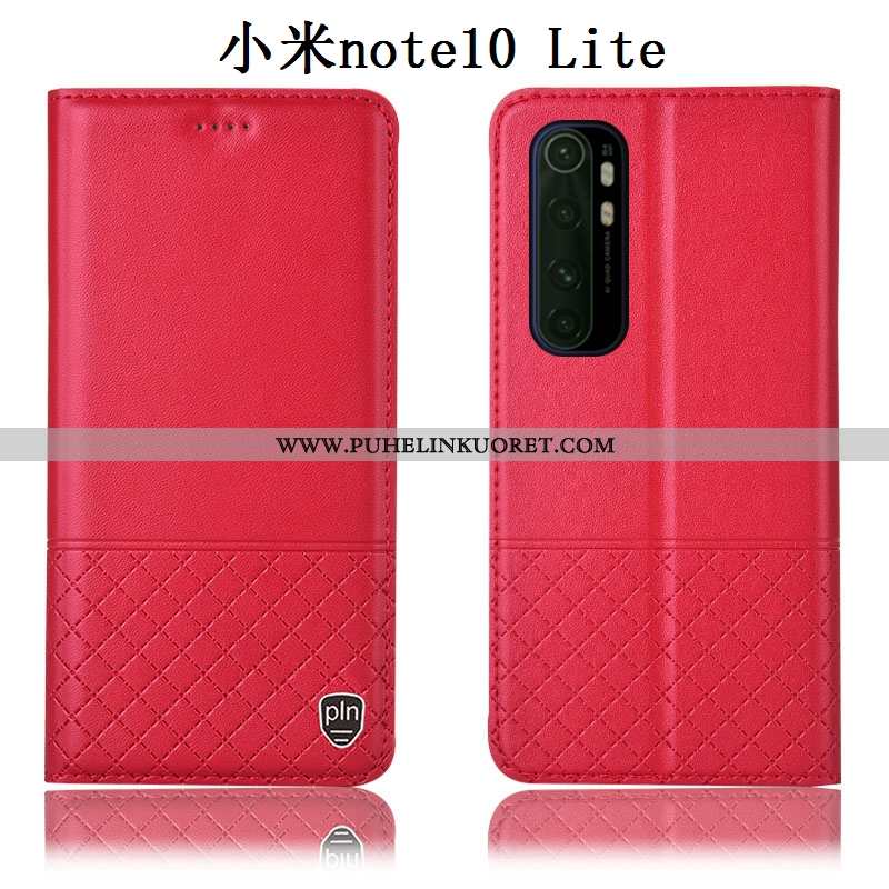 Kotelo, Kuori Xiaomi Mi Note 10 Lite Suojaus Aito Nahka Pieni Nuoret All Inclusive Ruskea