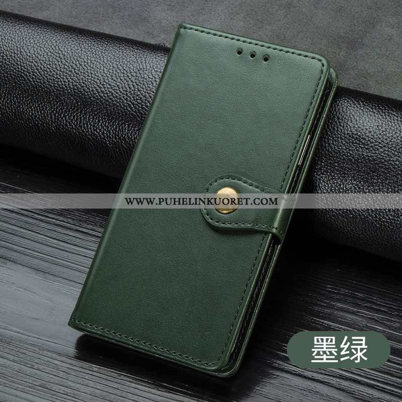 Kotelo, Kuori Xiaomi Mi Note 10 Suojaus Nahkakuori Kortti Pieni Punainen Khaki