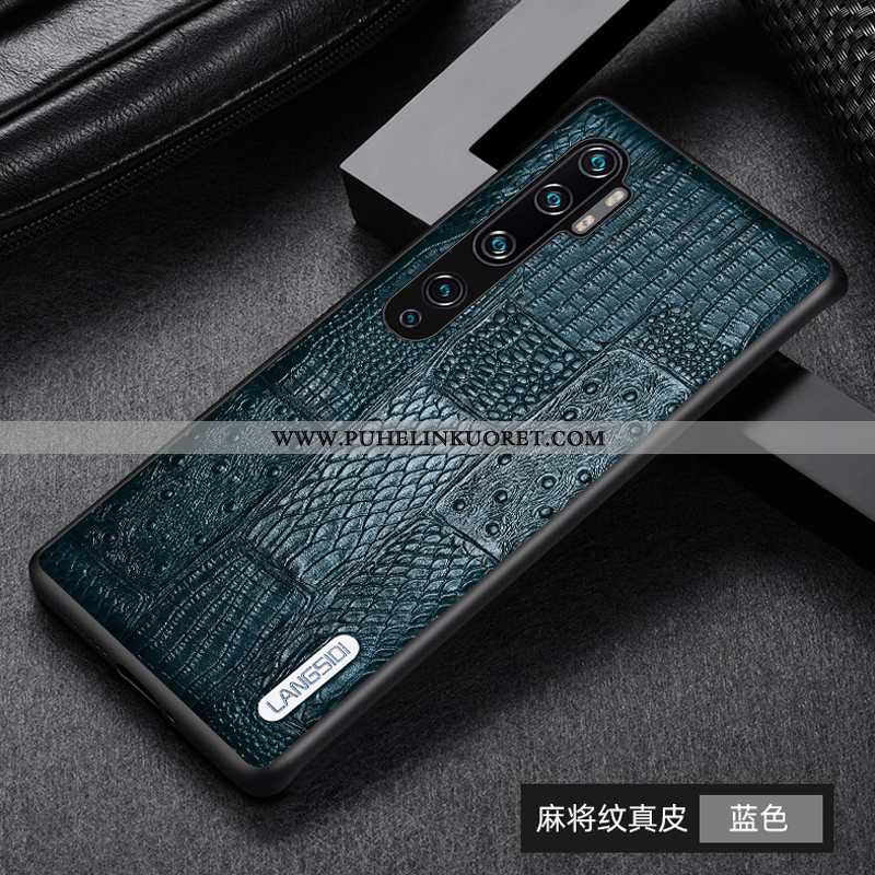 Kuori, Kuoret Xiaomi Mi Note 10 Suojaus Aito Nahka Puhelimen Ylellisyys Kuori Ruskea