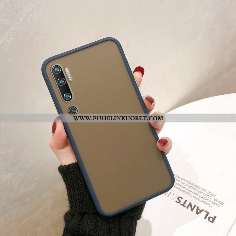 Kuori, Kuoret Xiaomi Mi Note 10 Suojaus Pesty Suede Pieni Karkaisu Puhelimen Punainen