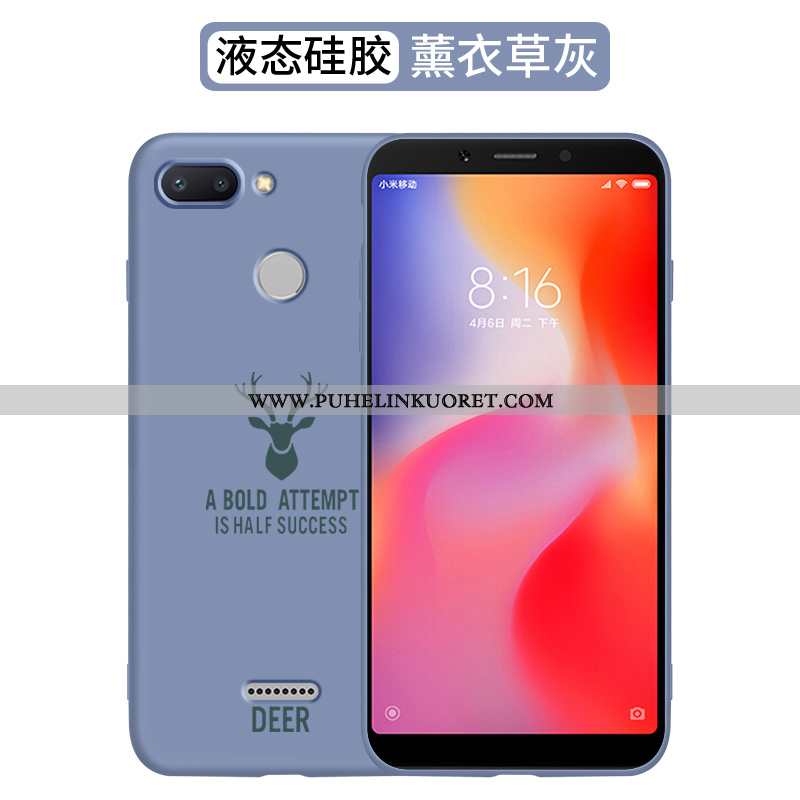 Kuori, Kuoret Xiaomi Redmi 6 Suojaus Tila Murtumaton Luova Persoonallisuus Punainen