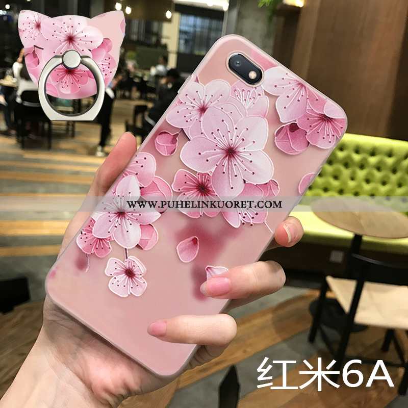 Kotelo, Kuori Xiaomi Redmi 6a Silikoni Tila Murtumaton Jauhe Pinkki