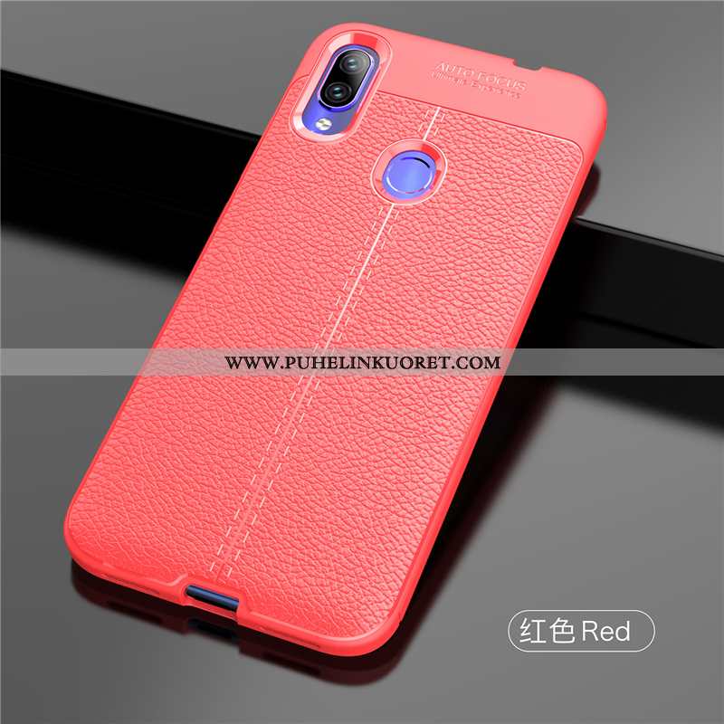 Kotelo, Kuori Xiaomi Redmi 7 Suojaus Pesty Suede Ultra Valo Yksinkertainen Mustat