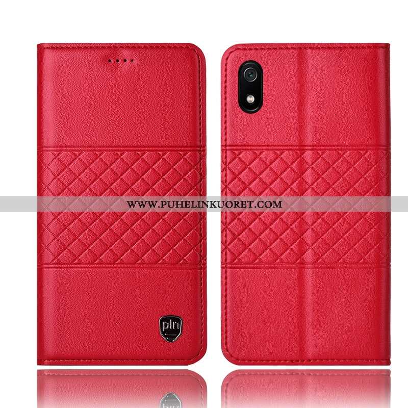 Kuori, Kuoret Xiaomi Redmi 7a Aito Nahka Suojaus Kotelo Pieni Murtumaton Keltaiset