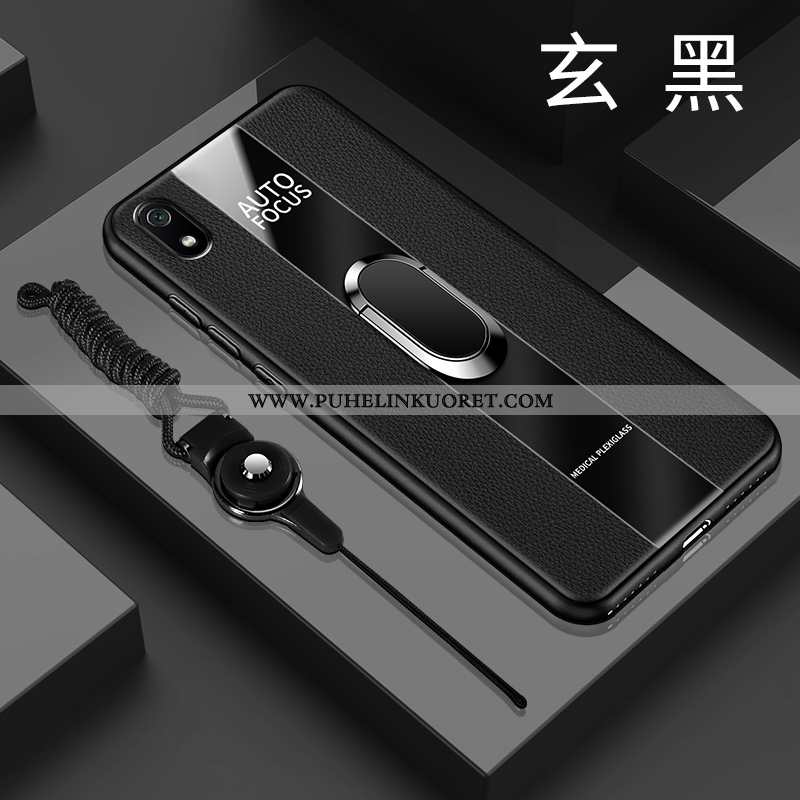 Kuori, Kuoret Xiaomi Redmi 7a Suuntaus Pehmeä Neste Suojaus Punainen Lasi Mustat